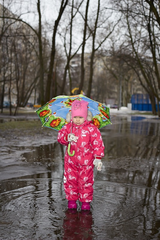 Грустинка под дождем