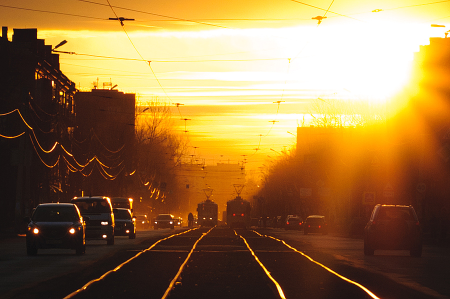 Городской закат