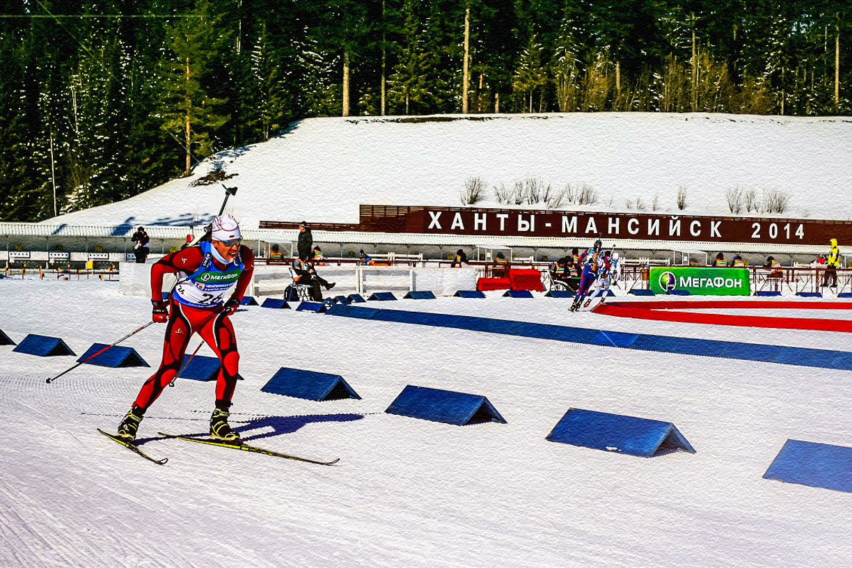 Биатлон.Чемпионат России 2014.