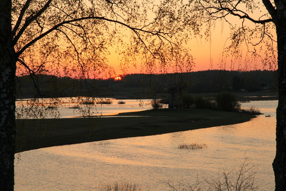 весенний закат