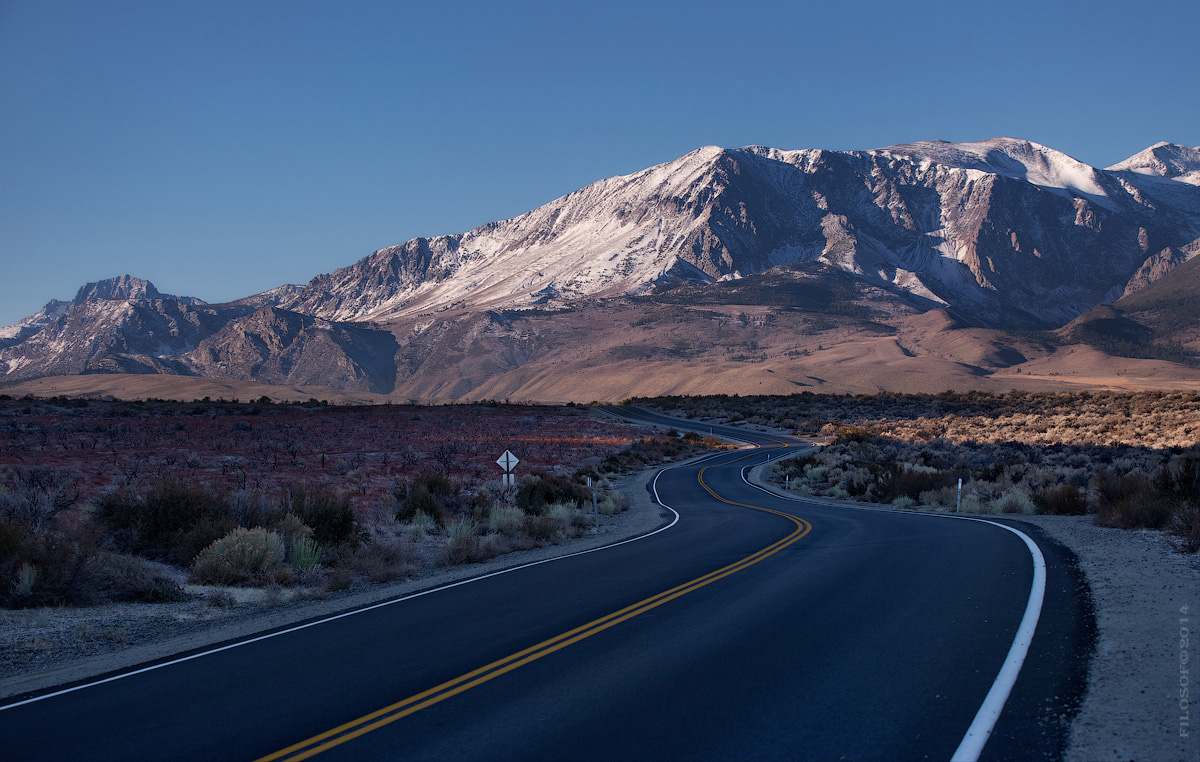 Highway in the mountains.