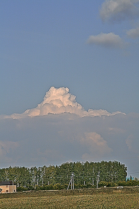 люди в облаках