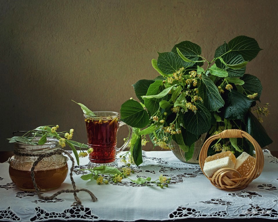 Чай с липовым цветом