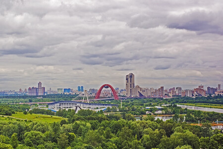 Вид на живописный мост