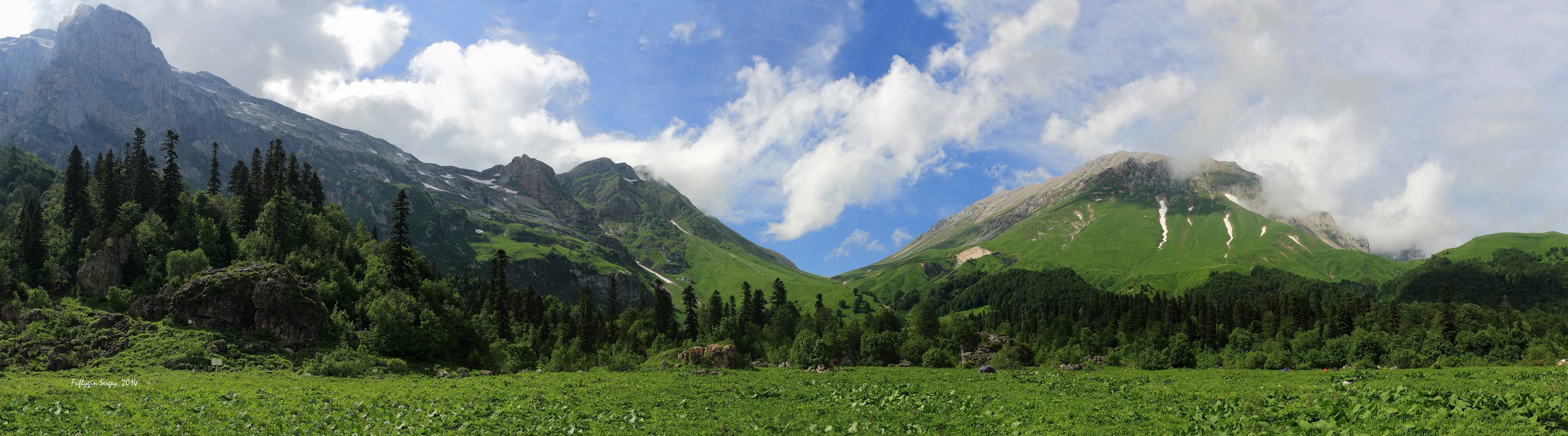 Три горы, два перевала, одна река ...