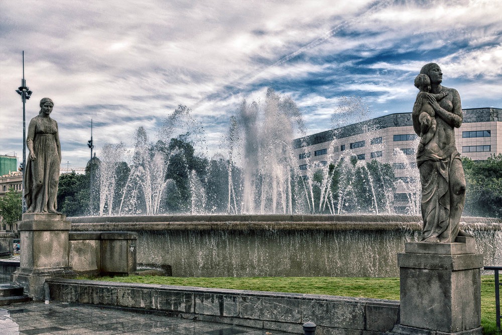 В Барселоне...