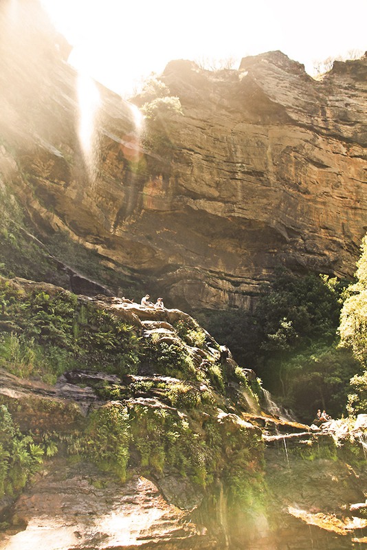 Водопад в нац. парке Blue Mountains