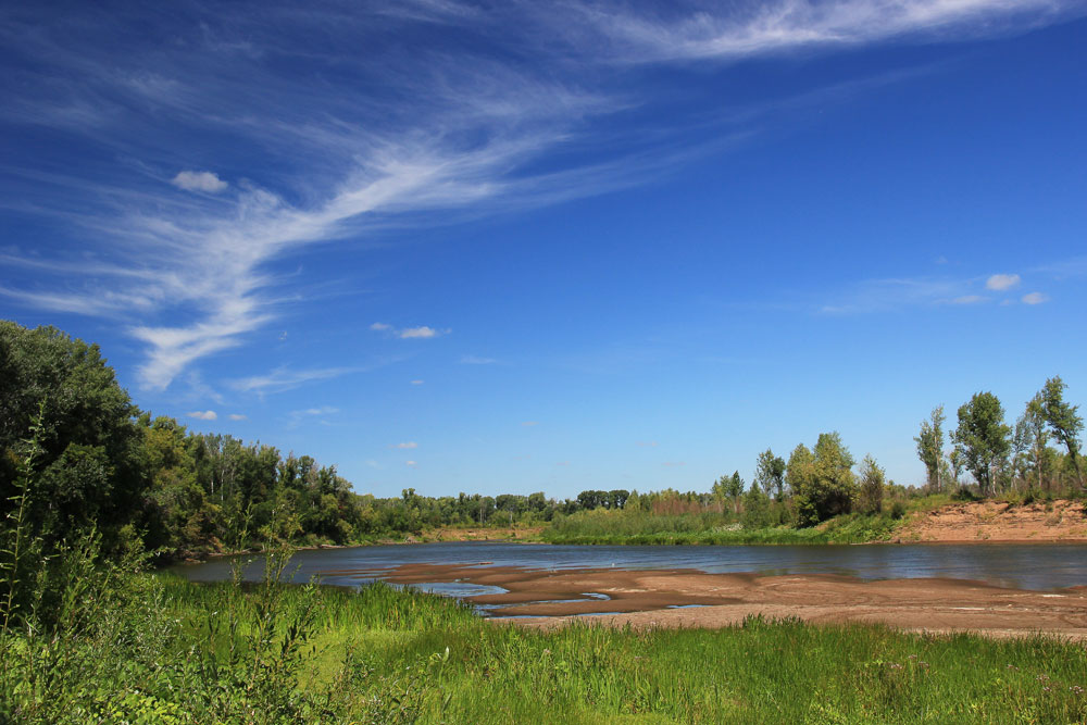 На реке