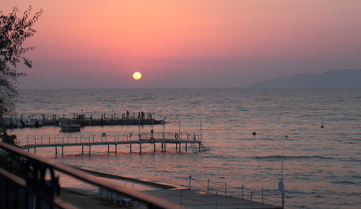 Закат на Эгейском море