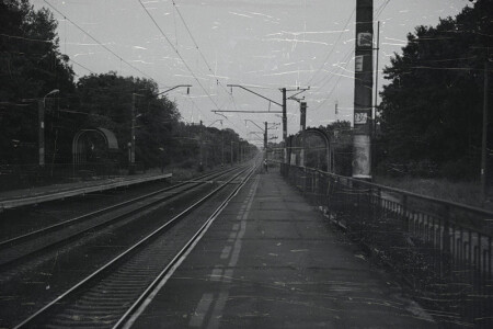 платформа электрички ЧБ