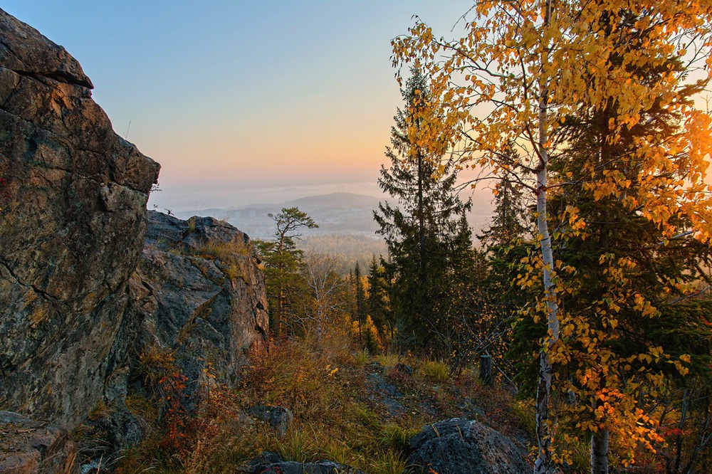 Рассвет в горах