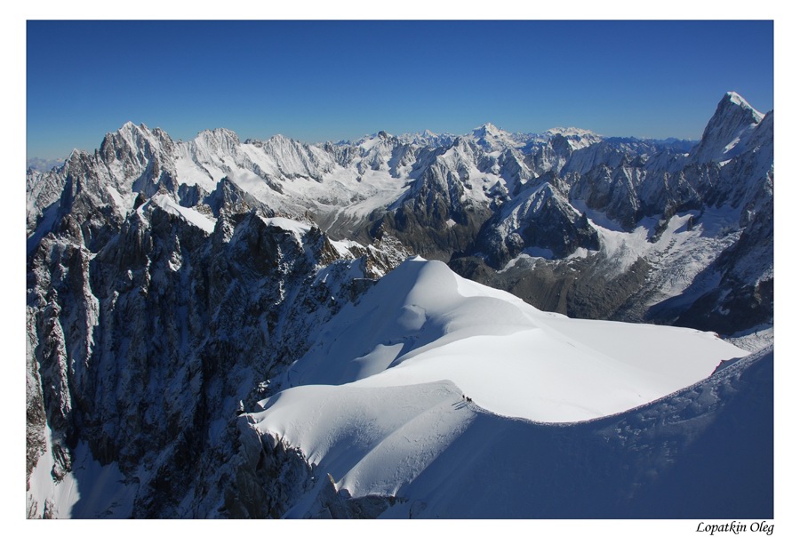 Вид с Aiguille Du Midi