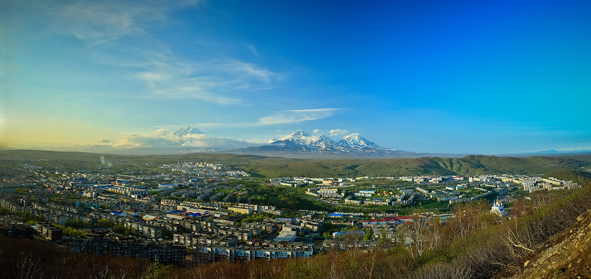 Панорама Петропавловска-Камчатского