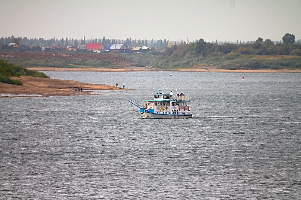 Река Томь. Город Томск.