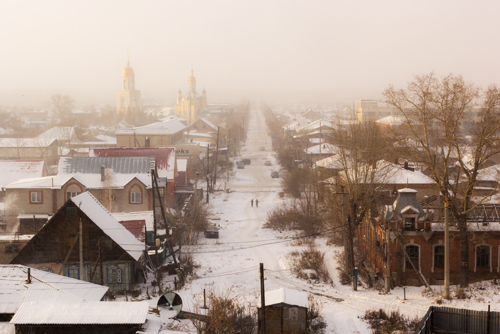 Вечер в старом городе.