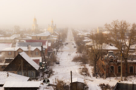Вечер в старом городе.