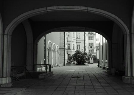 Дворик Третьяковки