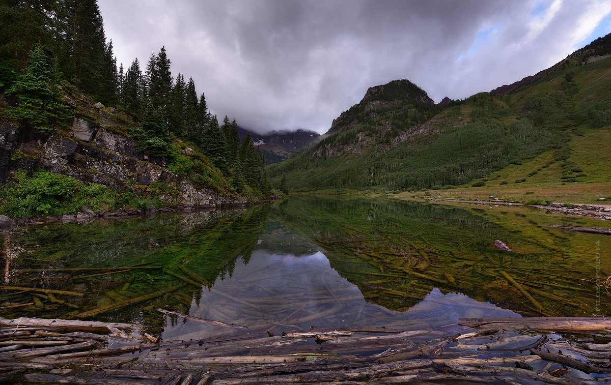 Maroon Bells. Colorado. USA.