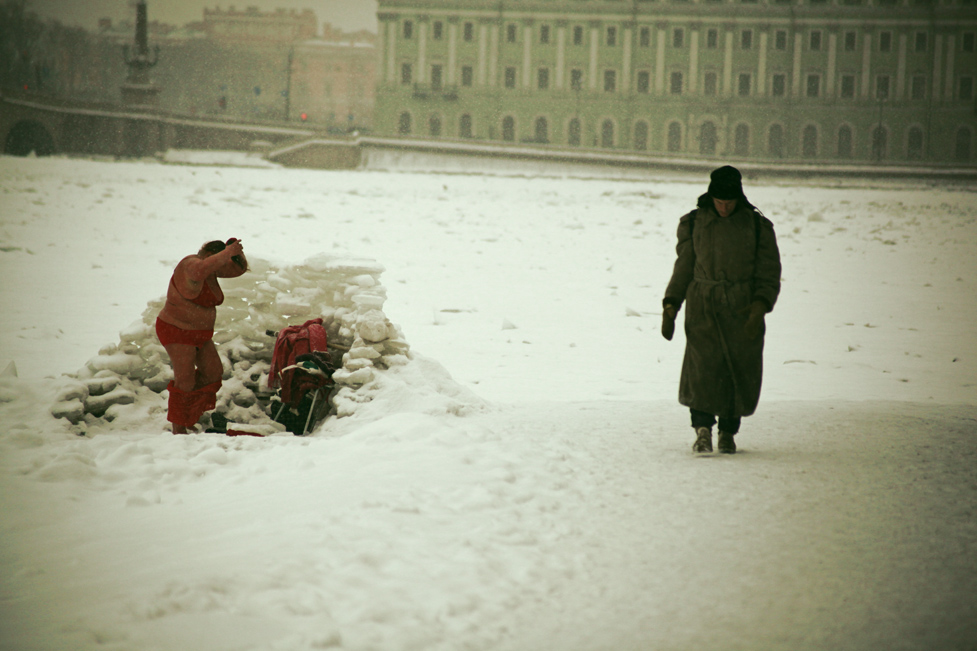 В полдень на пляже...