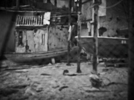 рыбацкий поселок, акварель))