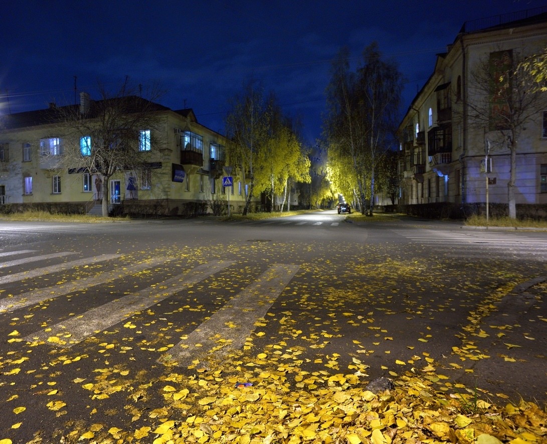 Осень на улице Горького