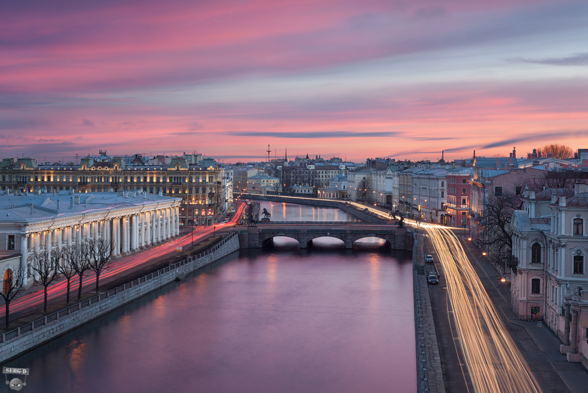 Аничков мост, Фонтанка