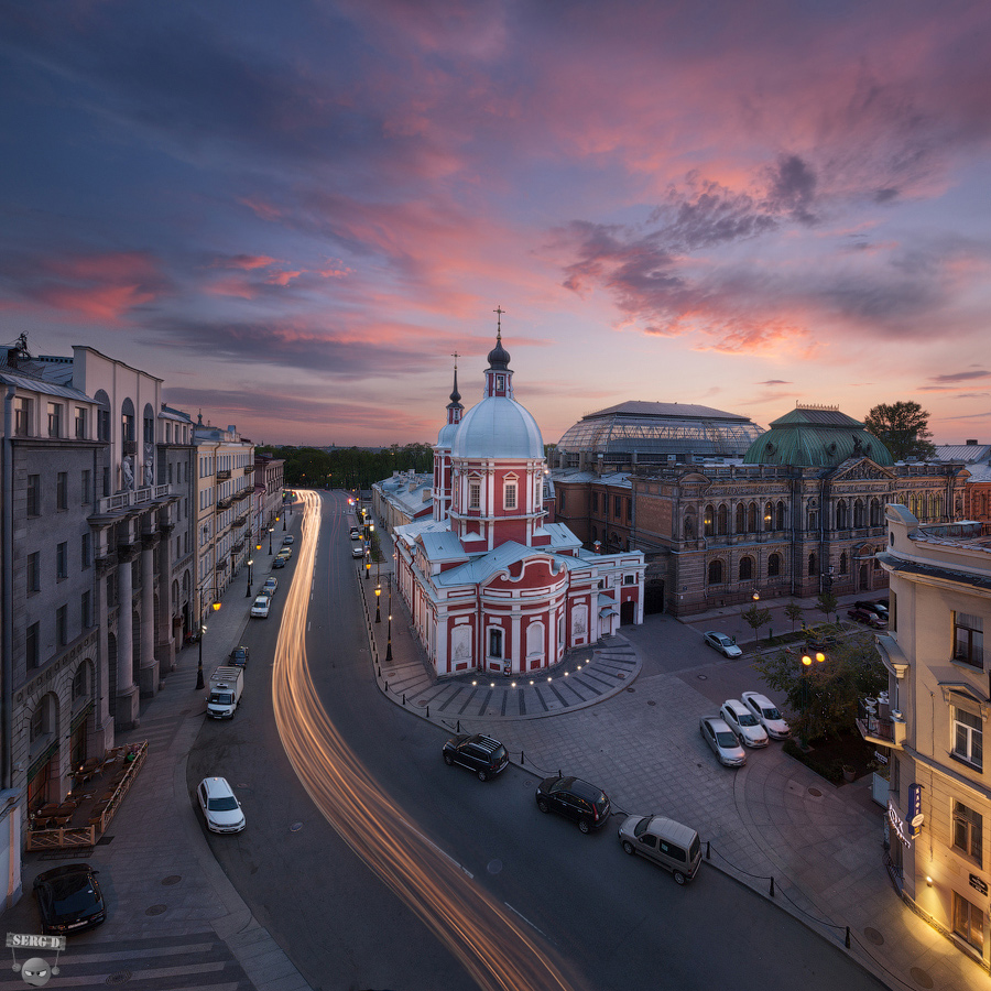 Пантелеймоновская церковь, улица Пестеля