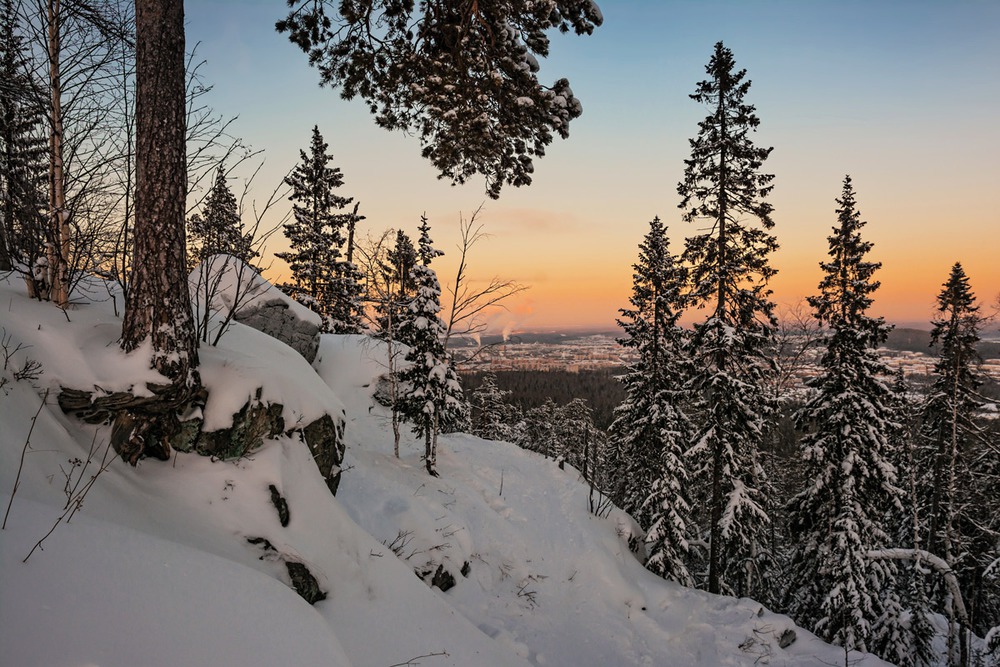 Вечер в горах