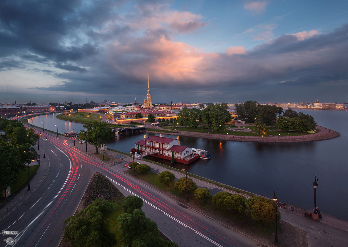 Заячий остров, Петропавловская крепость, Кронверкский пролив