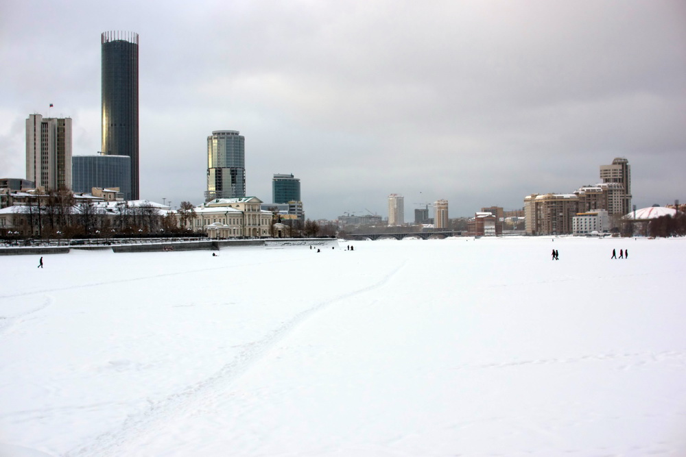 зима в городе