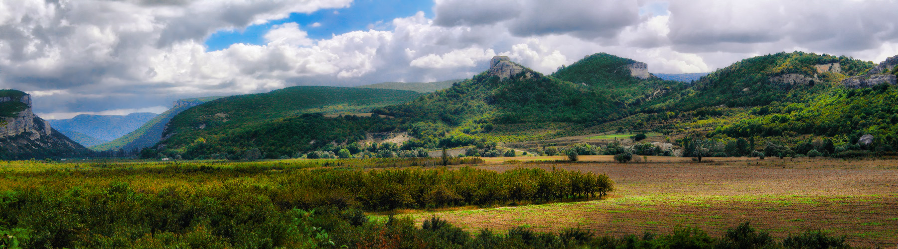 Панорама Бельбекской долины