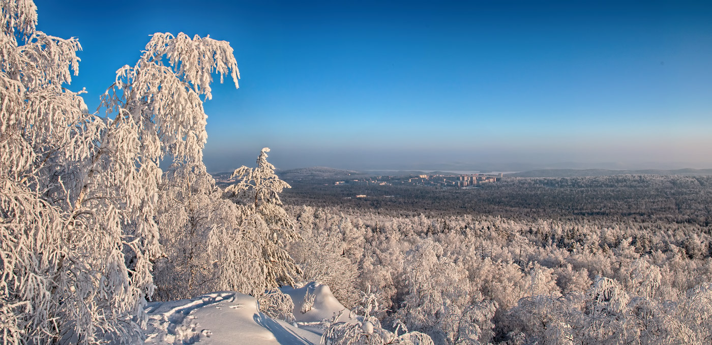 Вид с горы Висячий камень