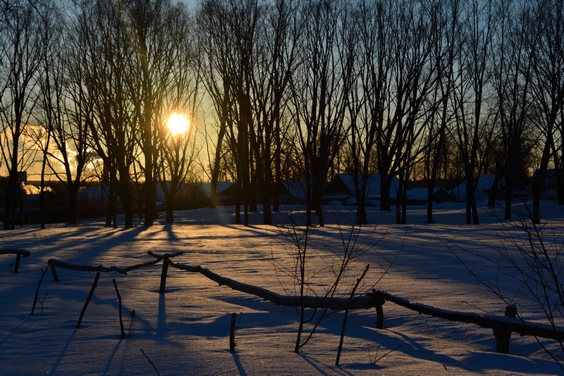 вечерело