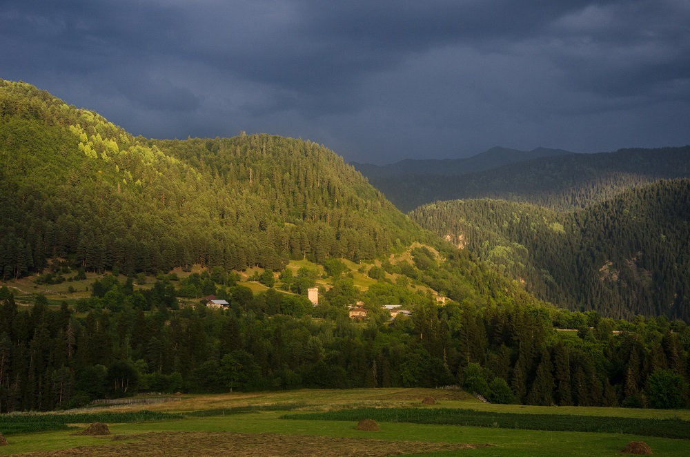 Вечер в горах