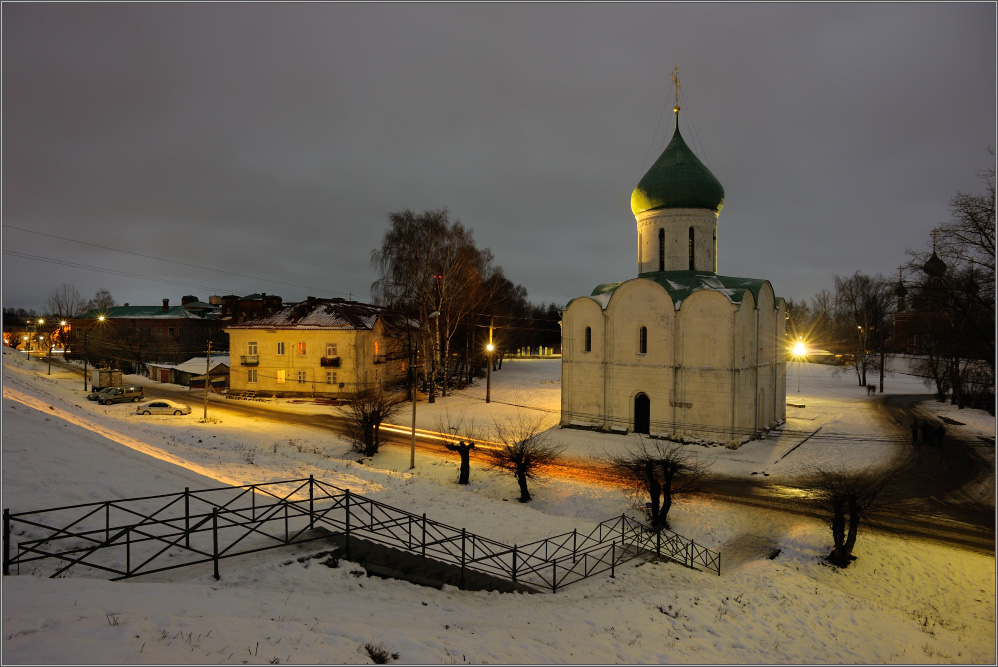 Зимняя ночь в Переславле