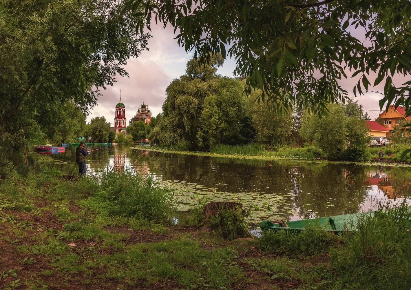 Переславль-Залесский. Утро на реке Трубеж