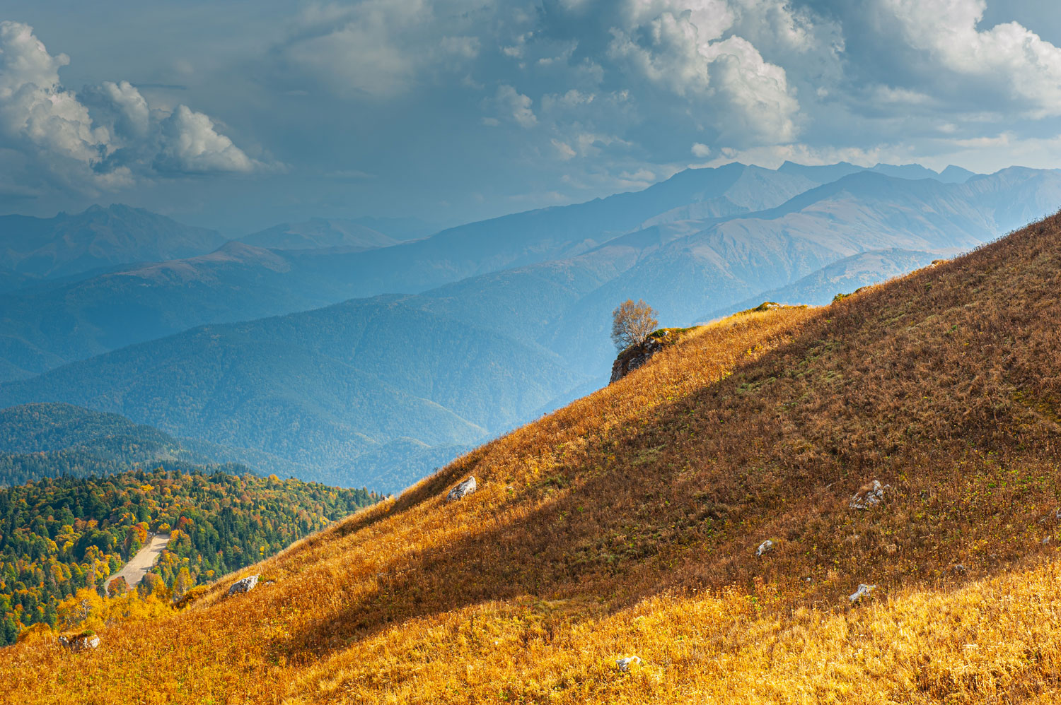 Лагонаки осенью. Фотопейзаж