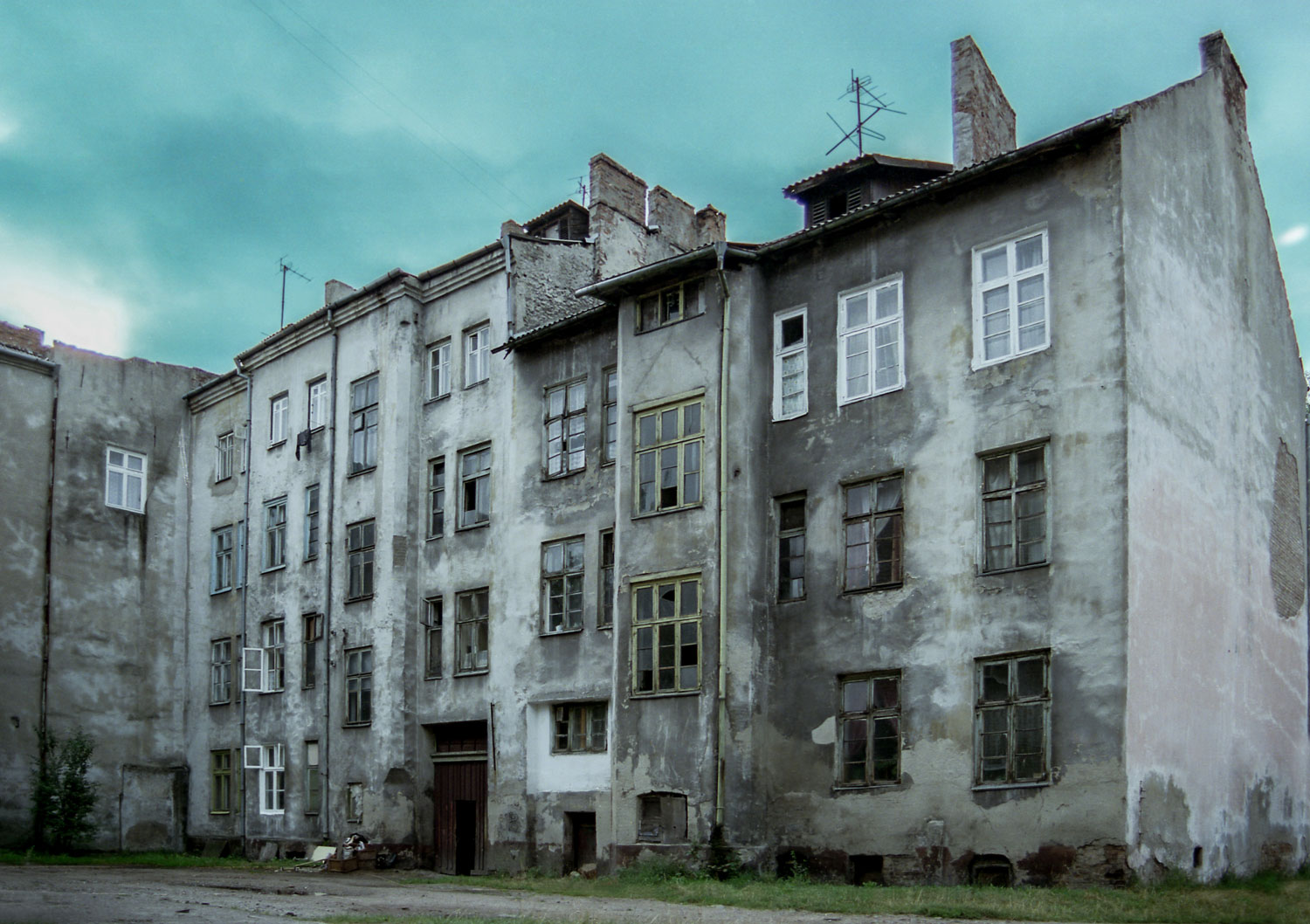 Советск, Тильзит (Tilsit), 2002 год. Городской фотопейзаж