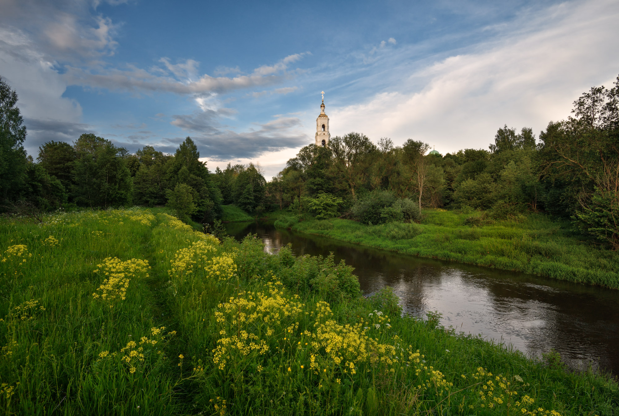 по вечерней тропинке