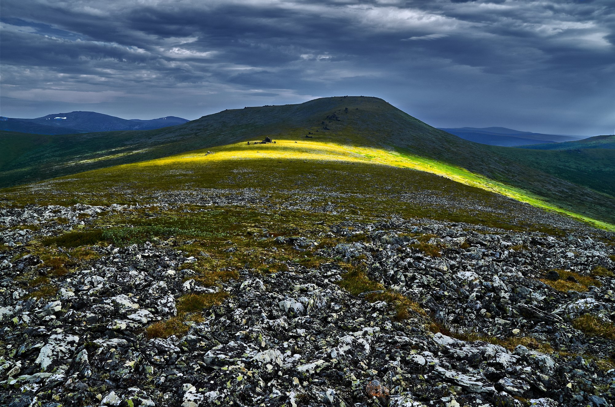 Луч солнца.