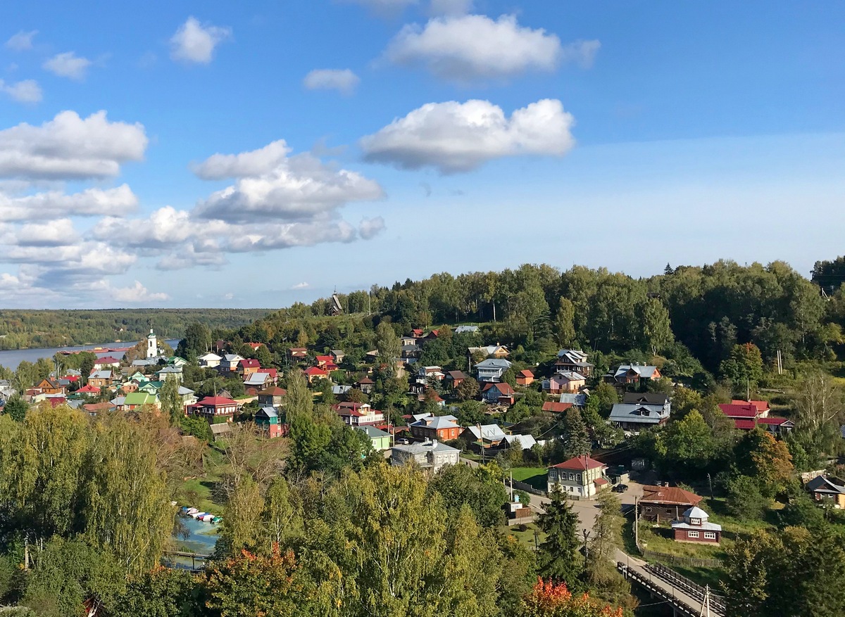 Плёс в сентябре .