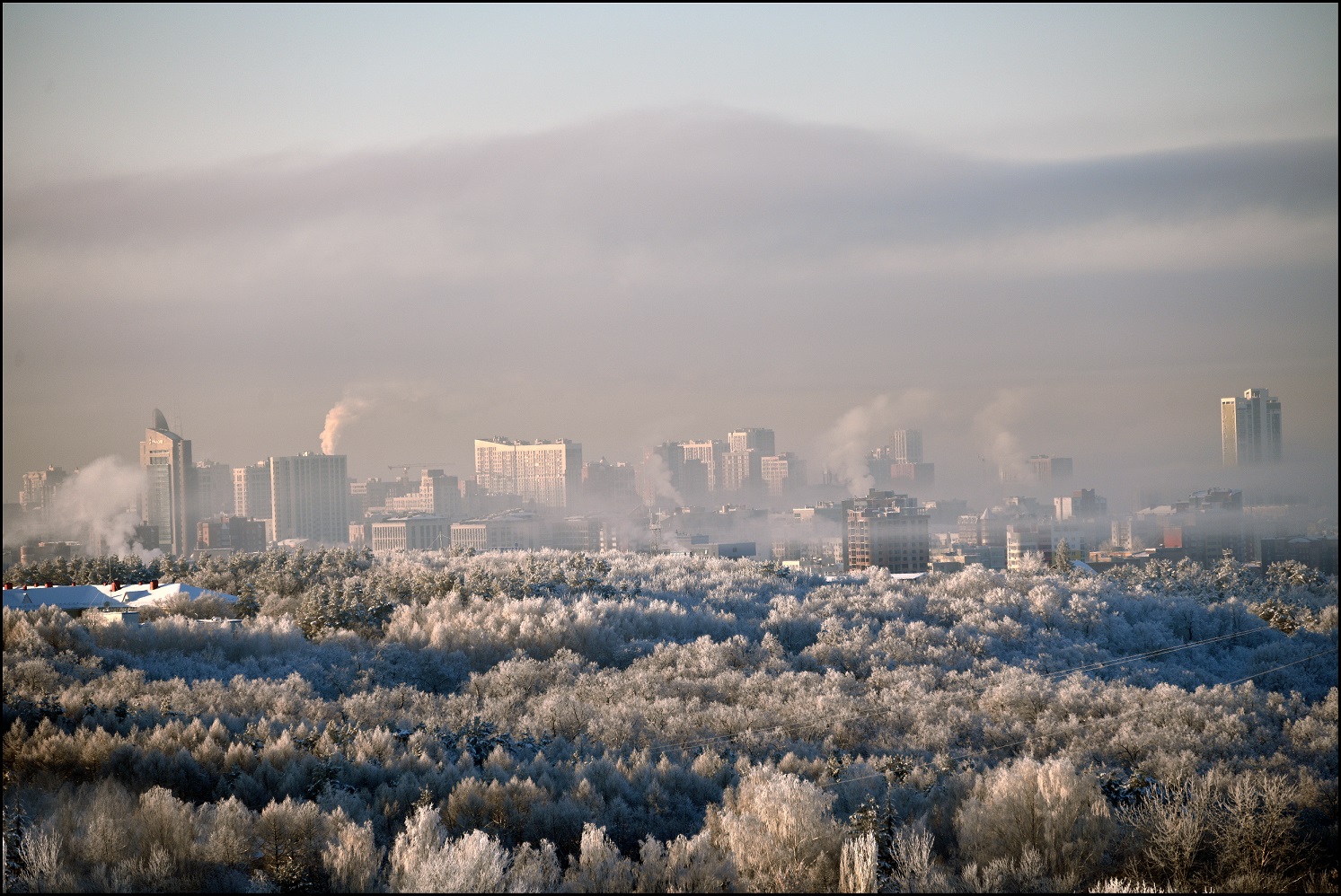 Зимний город