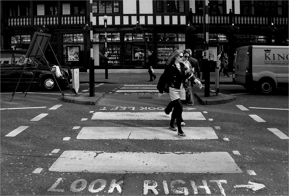 Look right