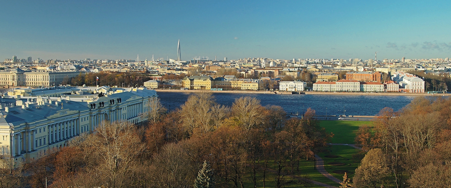 Петербург с колоннады Исаакиевского собора