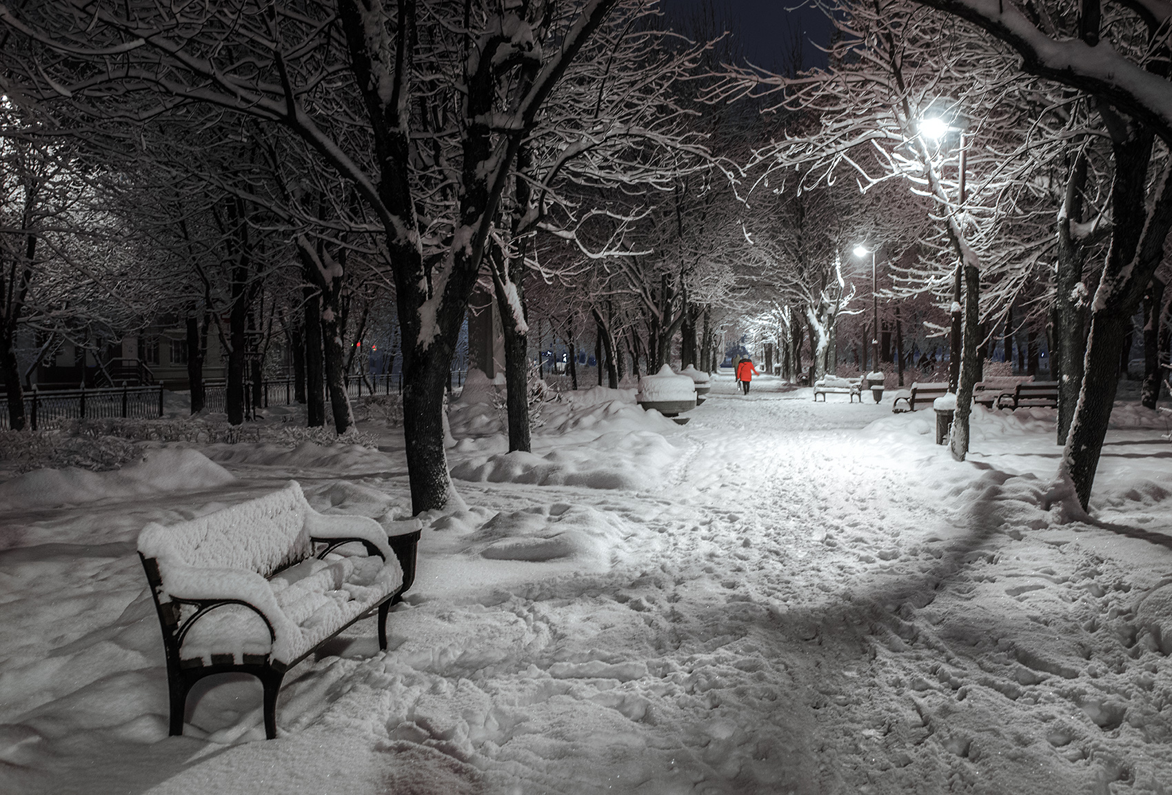 После снегопада