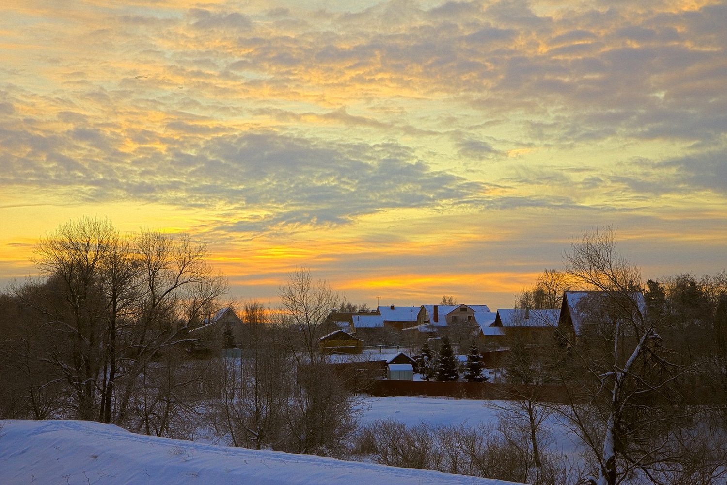 Нежные краски рассвета