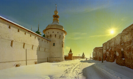 Ростов Великий зимой, фотопейзаж