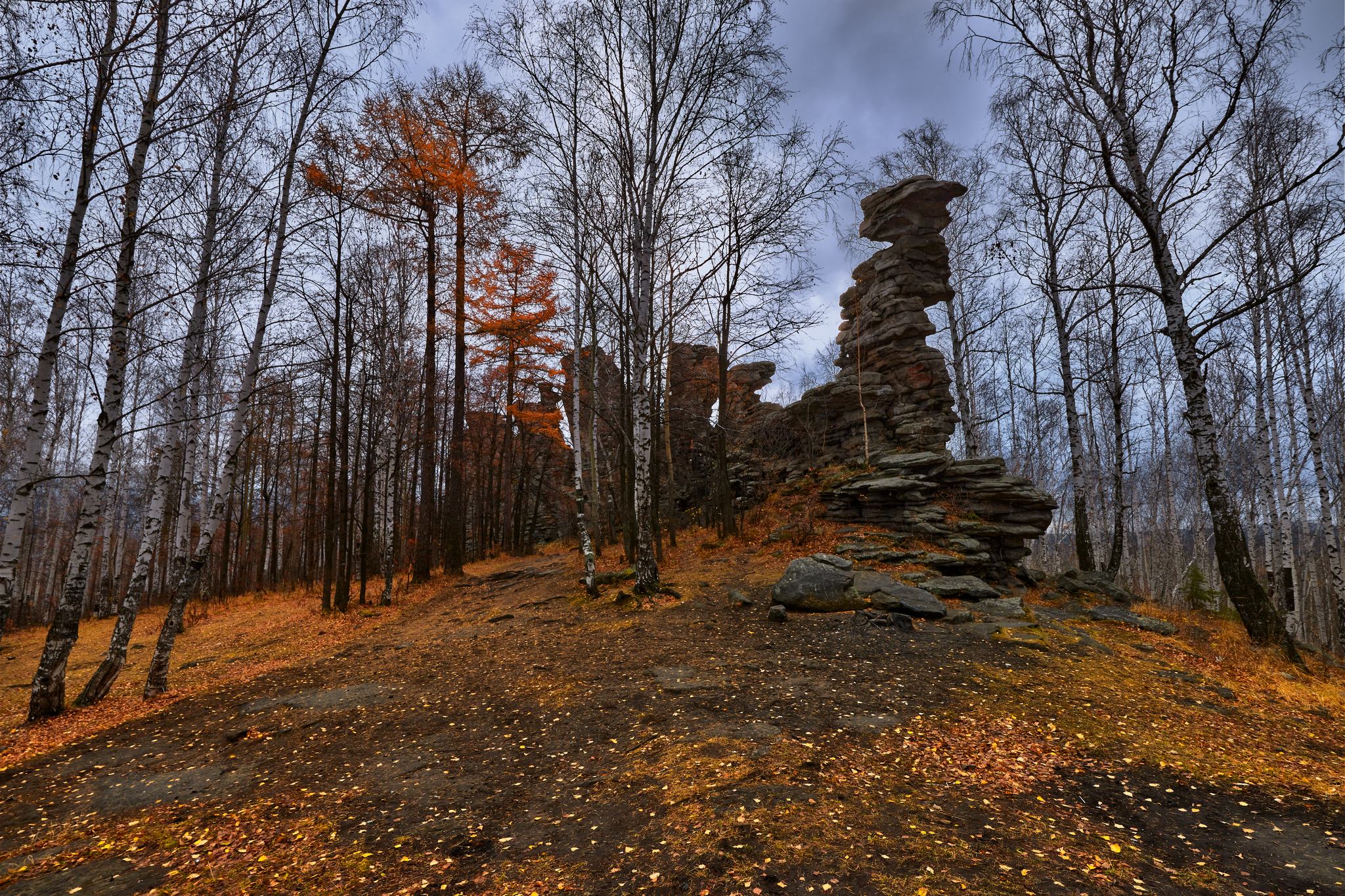 В центре осени.