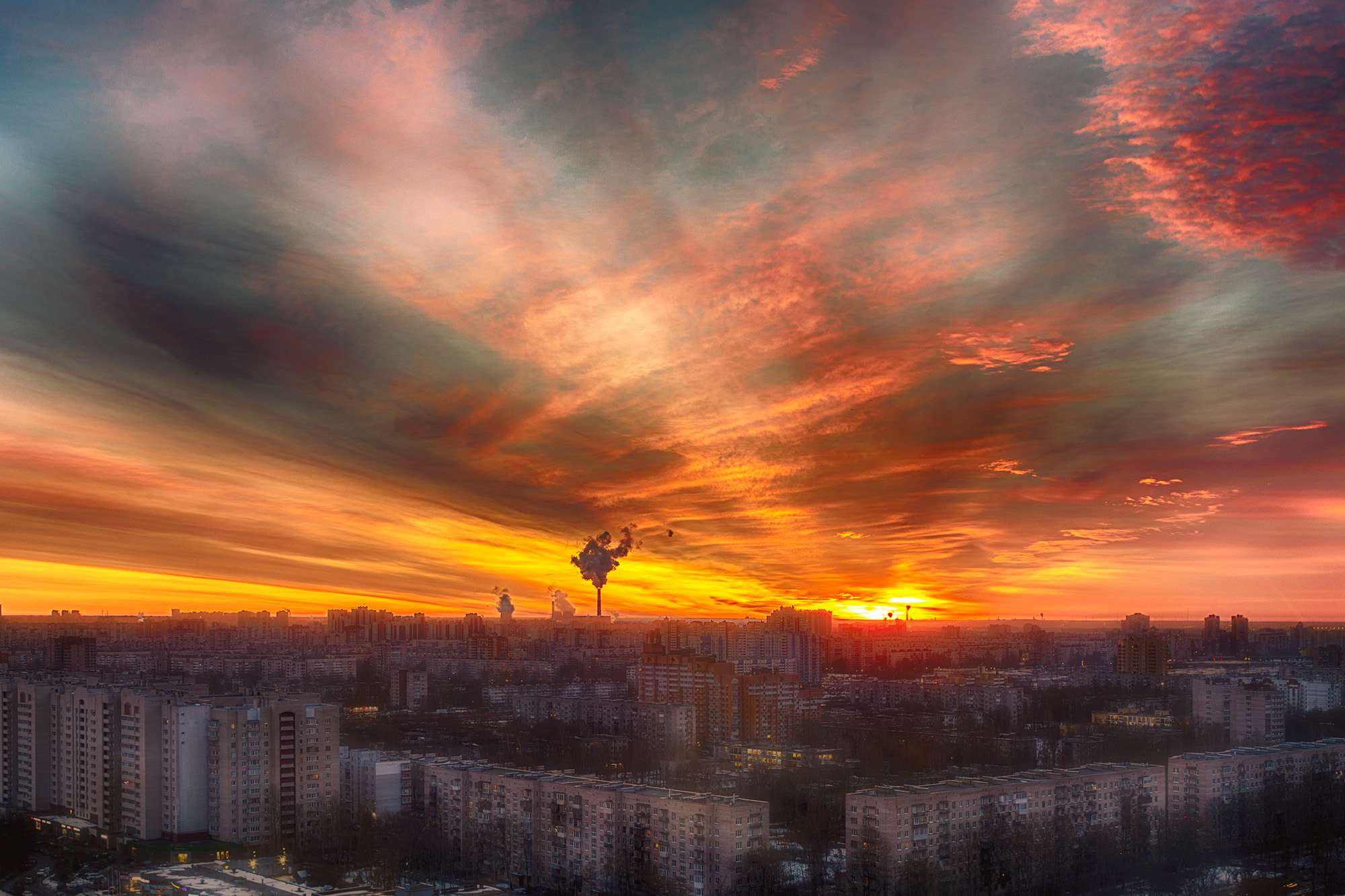 Восход над городом