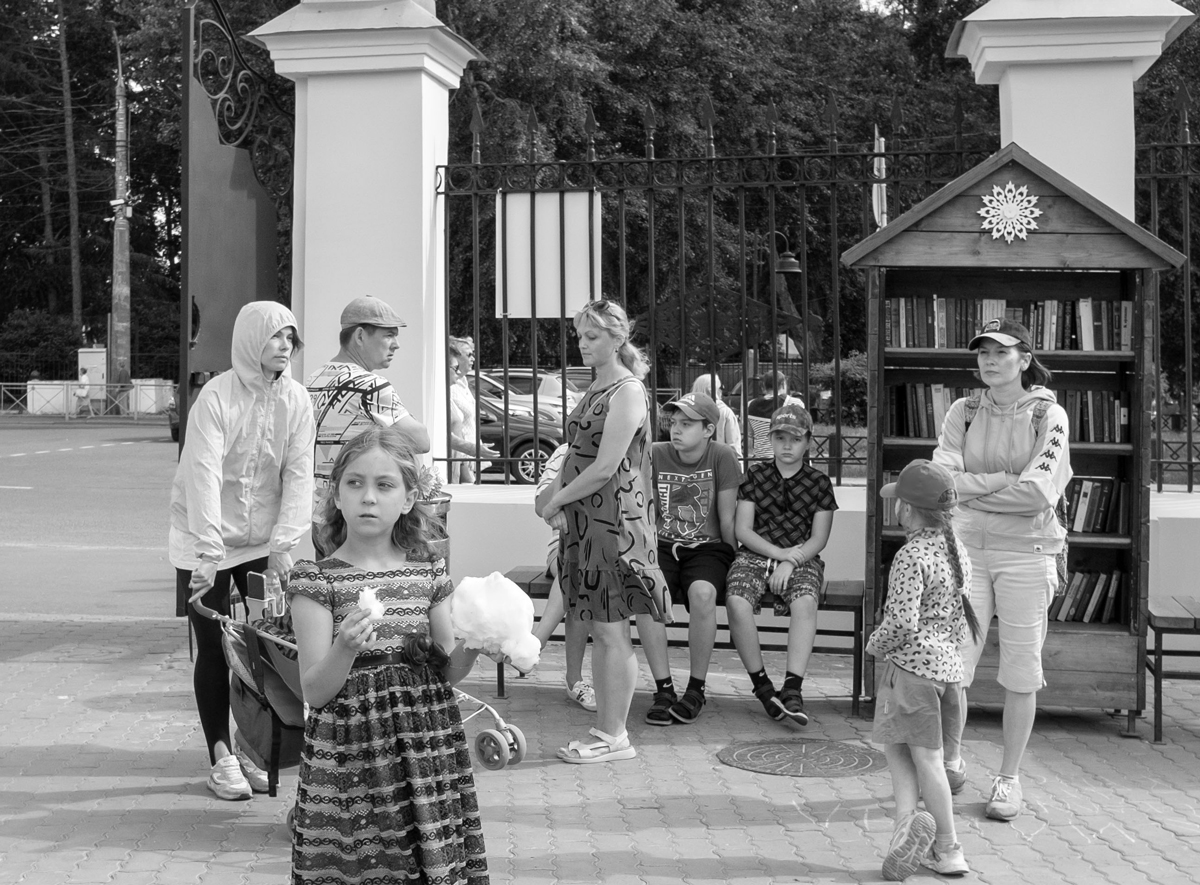 В парке аттракционов